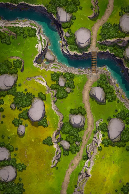 Ravine through the Rocks